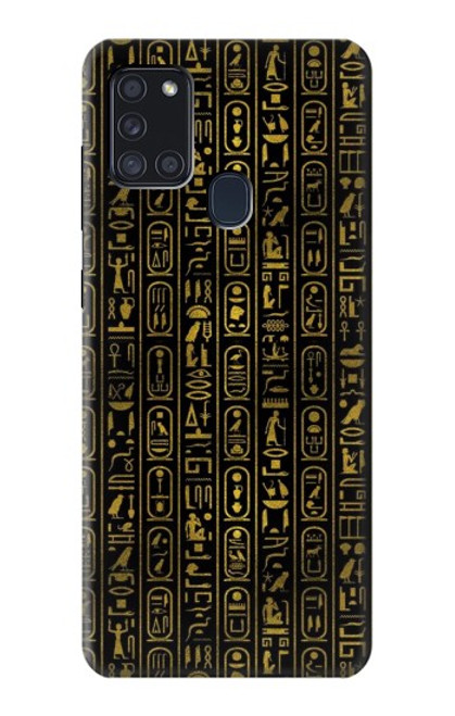 S3869 Ancient Egyptian Hieroglyphic Case For Samsung Galaxy A21s