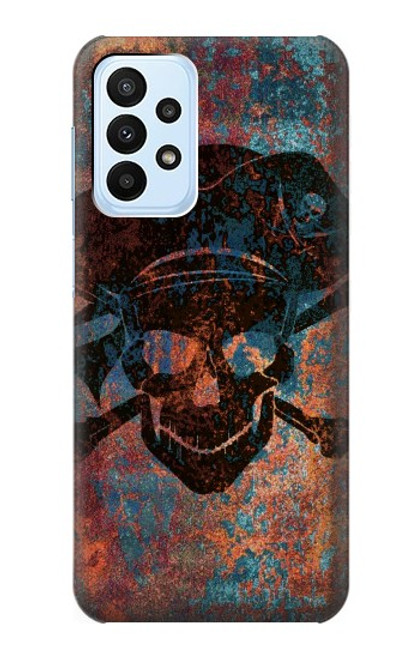 S3895 Pirate Skull Metal Case For Samsung Galaxy A23