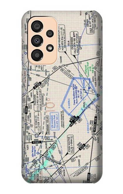 S3882 Flying Enroute Chart Case For Samsung Galaxy A33 5G