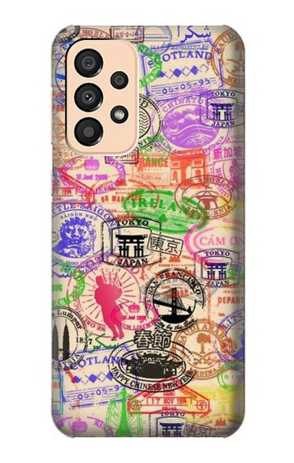 S3904 Travel Stamps Case For Samsung Galaxy A33 5G