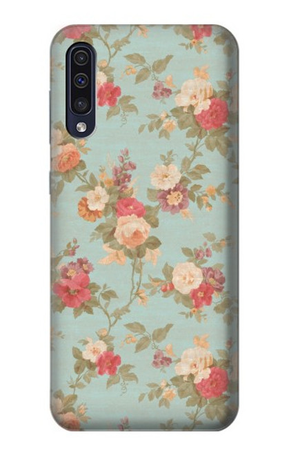 S3910 Vintage Rose Case For Samsung Galaxy A50