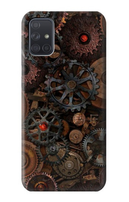 S3884 Steampunk Mechanical Gears Case For Samsung Galaxy A71 5G