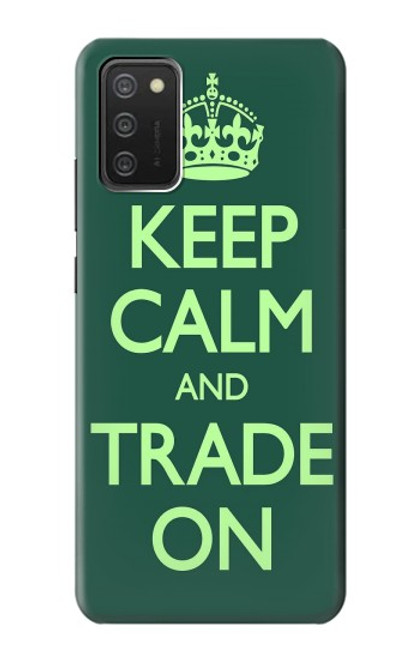 S3862 Keep Calm and Trade On Case For Samsung Galaxy A03S