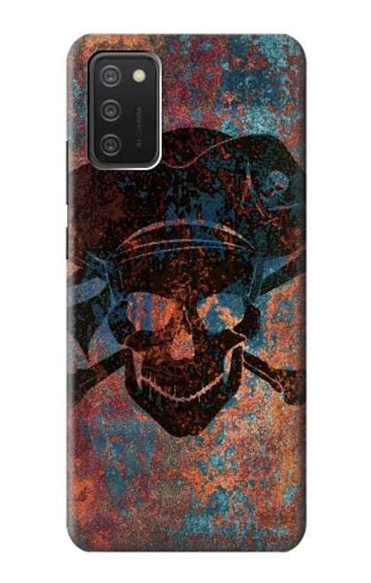 S3895 Pirate Skull Metal Case For Samsung Galaxy A03S