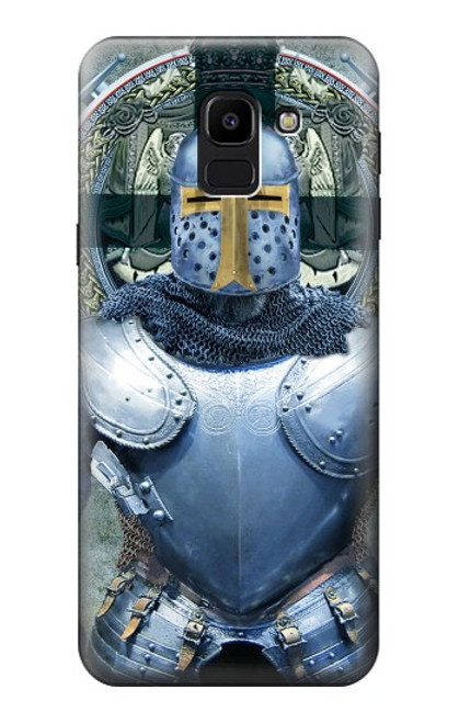 S3864 Medieval Templar Heavy Armor Knight Case For Samsung Galaxy J6 (2018)