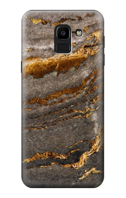 S3886 Gray Marble Rock Case For Samsung Galaxy J6 (2018)