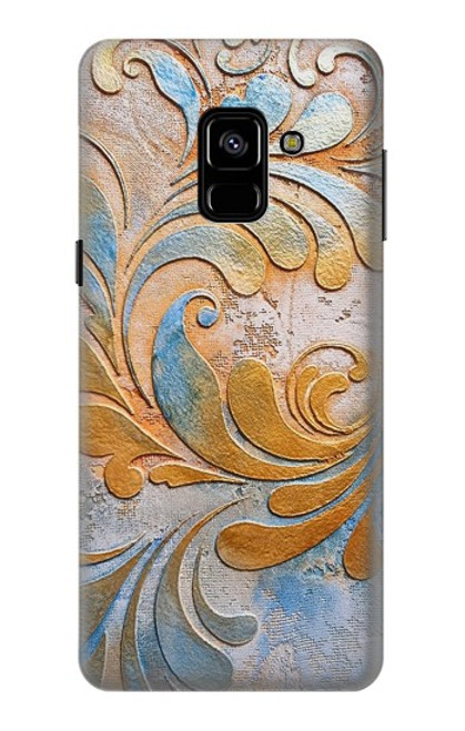 S3875 Canvas Vintage Rugs Case For Samsung Galaxy A8 (2018)