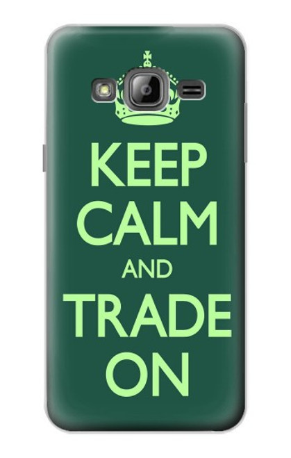 S3862 Keep Calm and Trade On Case For Samsung Galaxy J3 (2016)