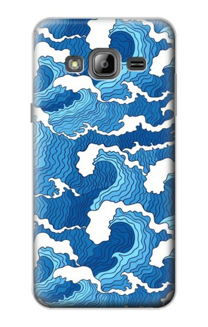 S3901 Aesthetic Storm Ocean Waves Case For Samsung Galaxy J3 (2016)