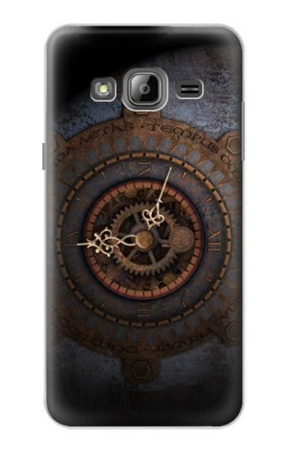 S3908 Vintage Clock Case For Samsung Galaxy J3 (2016)