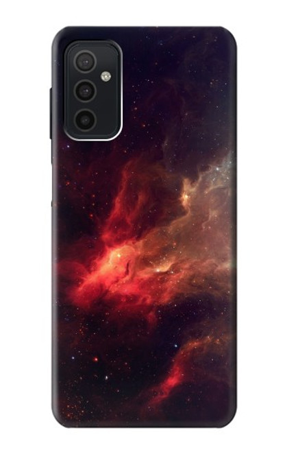S3897 Red Nebula Space Case For Samsung Galaxy M52 5G