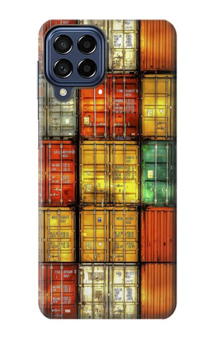 S3861 Colorful Container Block Case For Samsung Galaxy M53