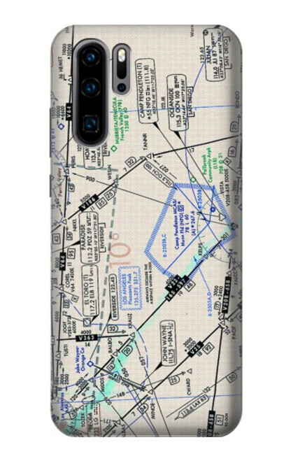 S3882 Flying Enroute Chart Case For Huawei P30 Pro