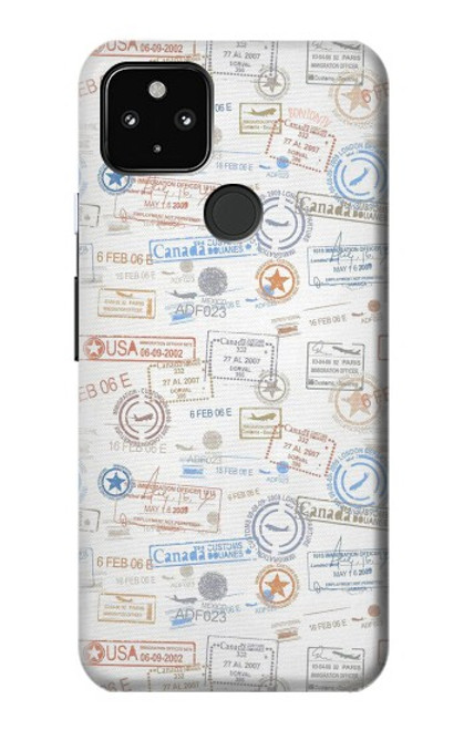 S3903 Travel Stamps Case For Google Pixel 4a 5G