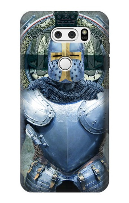 S3864 Medieval Templar Heavy Armor Knight Case For LG V30, LG V30 Plus, LG V30S ThinQ, LG V35, LG V35 ThinQ
