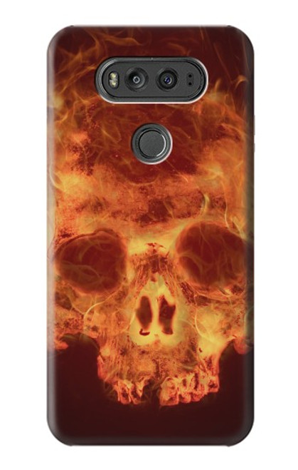 S3881 Fire Skull Case For LG V20