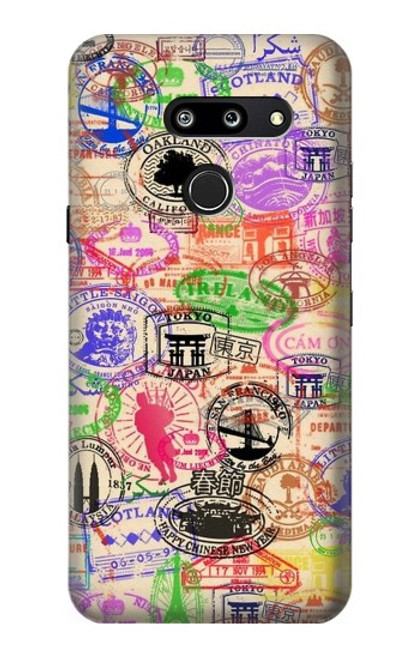 S3904 Travel Stamps Case For LG G8 ThinQ