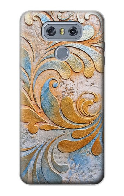 S3875 Canvas Vintage Rugs Case For LG G6