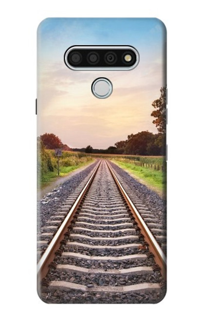 S3866 Railway Straight Train Track Case For LG Stylo 6