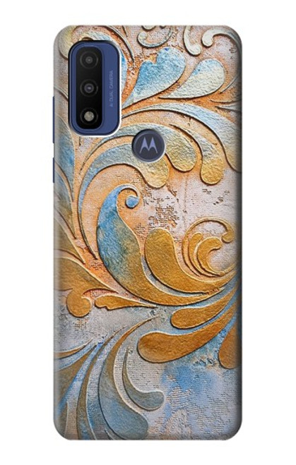 S3875 Canvas Vintage Rugs Case For Motorola G Pure
