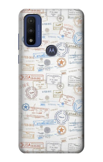 S3903 Travel Stamps Case For Motorola G Pure