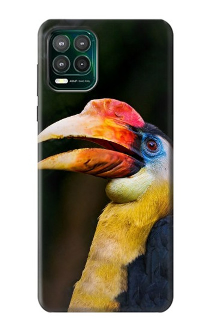 S3876 Colorful Hornbill Case For Motorola Moto G Stylus 5G