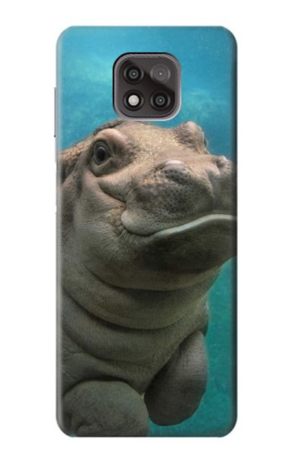 S3871 Cute Baby Hippo Hippopotamus Case For Motorola Moto G Power (2021)