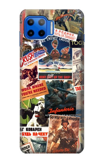 S3905 Vintage Army Poster Case For Motorola Moto G 5G Plus