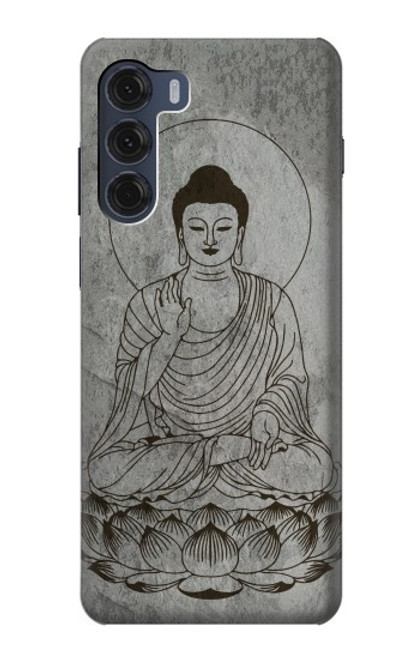 S3873 Buddha Line Art Case For Motorola Moto G200 5G