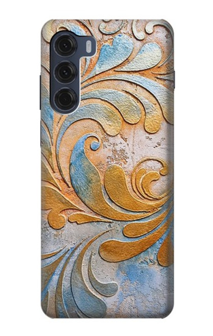 S3875 Canvas Vintage Rugs Case For Motorola Moto G200 5G