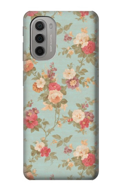 S3910 Vintage Rose Case For Motorola Moto G51 5G