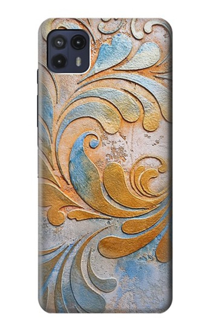 S3875 Canvas Vintage Rugs Case For Motorola Moto G50 5G