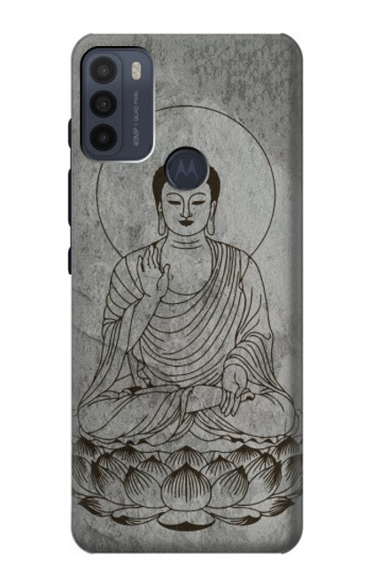 S3873 Buddha Line Art Case For Motorola Moto G50