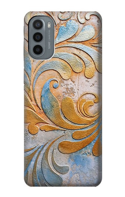 S3875 Canvas Vintage Rugs Case For Motorola Moto G31