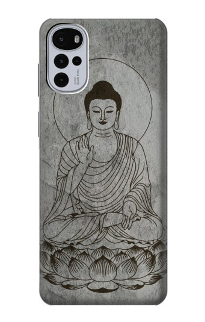 S3873 Buddha Line Art Case For Motorola Moto G22