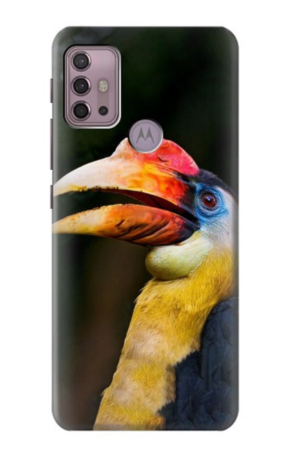 S3876 Colorful Hornbill Case For Motorola Moto G30, G20, G10