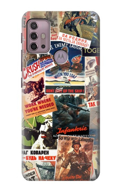 S3905 Vintage Army Poster Case For Motorola Moto G30, G20, G10