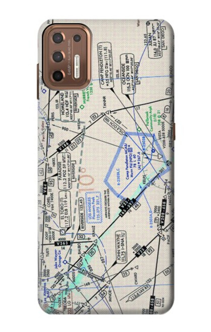 S3882 Flying Enroute Chart Case For Motorola Moto G9 Plus