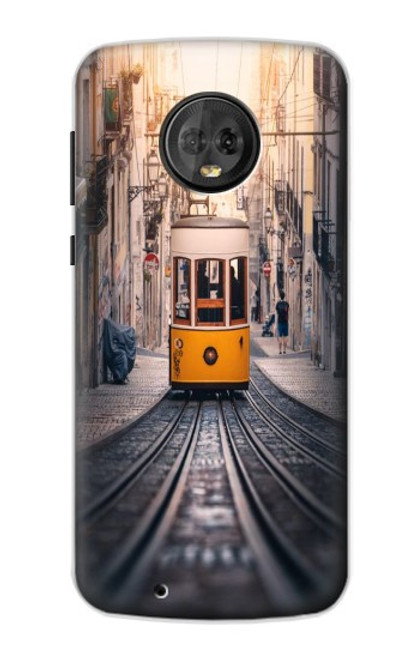 S3867 Trams in Lisbon Case For Motorola Moto G6