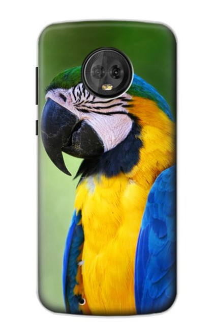 S3888 Macaw Face Bird Case For Motorola Moto G6