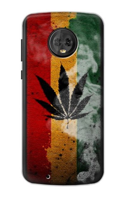S3890 Reggae Rasta Flag Smoke Case For Motorola Moto G6