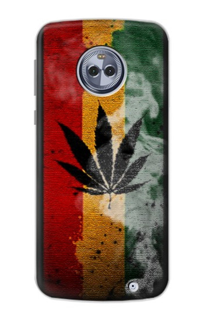 S3890 Reggae Rasta Flag Smoke Case For Motorola Moto X4