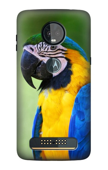 S3888 Macaw Face Bird Case For Motorola Moto Z3, Z3 Play