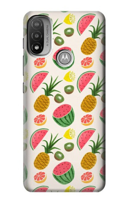 S3883 Fruit Pattern Case For Motorola Moto E20,E30,E40