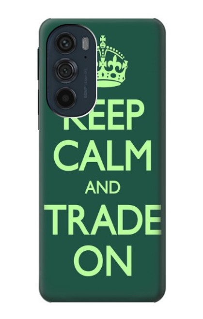 S3862 Keep Calm and Trade On Case For Motorola Edge 30 Pro