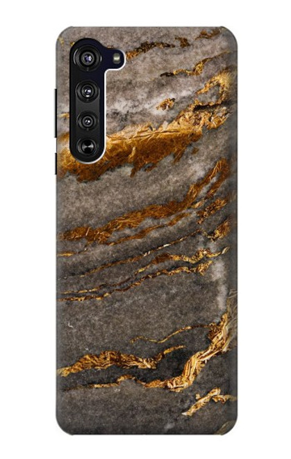 S3886 Gray Marble Rock Case For Motorola Edge