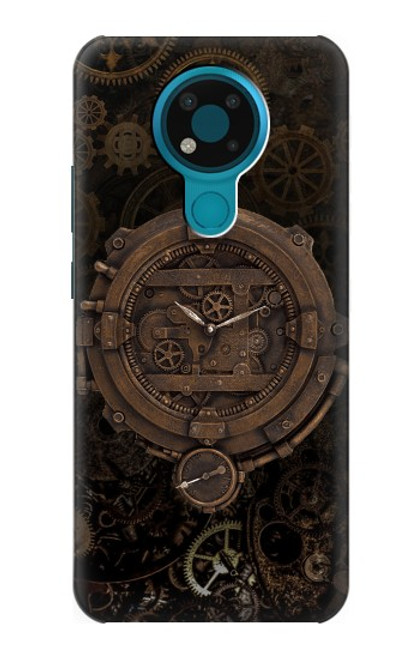 S3902 Steampunk Clock Gear Case For Nokia 3.4