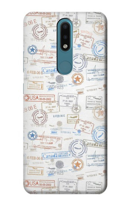 S3903 Travel Stamps Case For Nokia 2.4