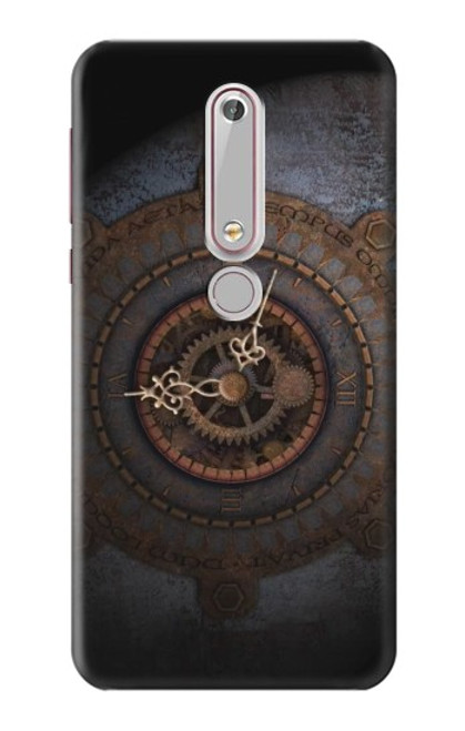 S3908 Vintage Clock Case For Nokia 6.1, Nokia 6 2018