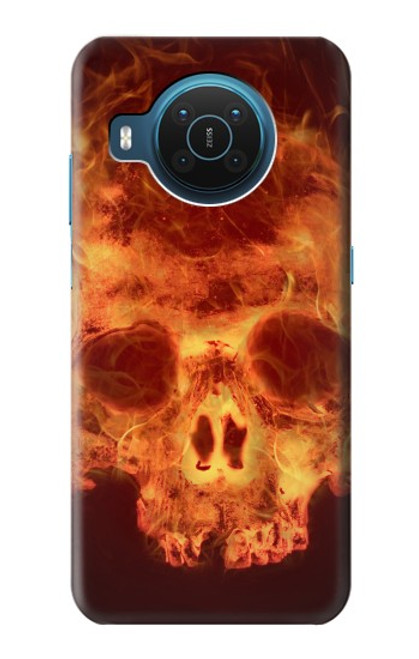 S3881 Fire Skull Case For Nokia X20